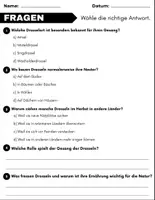 Vorschau - Spiele - Die Drossel: Leseverständnis und Kreuzworträtsel mit Lösungen - Seite 2