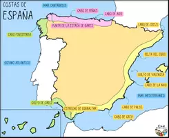 Vista previa - Hojas de trabajo - ESPAÑA Geografía física - página 1