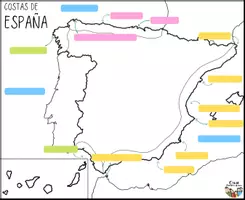 Vista previa - Hojas de trabajo - ESPAÑA Geografía física - página 3