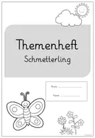 Vorschau - Arbeitsblätter - Themenheft/Forscherheft/Lernwerkstatt Schmetterling ab Klasse 2 - Seite 1