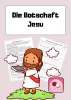 Vorschau - Arbeitsblätter - Jesu Botschaft / Jesus Christus / Nächstenliebe und goldene Regel - Deckblatt
