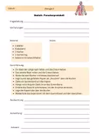 Vorschau - Arbeitsblätter - Der Mensch - Forscherprotokoll Knochen - Deckblatt