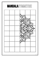 Vorschau - Arbeitsblätter - Symmetrie Mandala 20 Arbeitsblätter - Seite 1