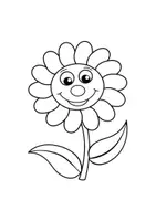 Vorschau - Arbeitsblätter - Ausmalbilder Thema Blumen - Grundschule - Bastelvorlagen - Seite 3