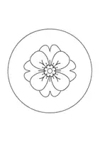Vorschau - Arbeitsblätter - runde Prickelbilder / Fensterbilder Thema Blumen - Grundschule - Bastelvorlagen - Seite 3