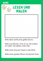 Vorschau - Arbeitsblätter - Materialpaket Frühling Lesen, Gedichte, Suchsel - Seite 2