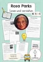 Vorschau - Arbeitsblätter - Rosa Parks Lerntheke - Deckblatt