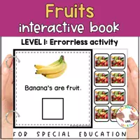 Voorbeeld - Fruit matching for preschool | Five Food groups errorless activity - Pagina 1