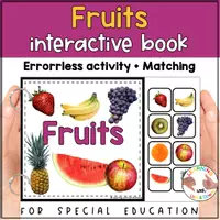 Voorbeeld - Fruit matching for preschool | Five Food groups errorless activity - Voorblad