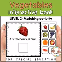 Voorbeeld - Vegetables photo matching for preschool | Five Food groups errorless activity - Pagina 2