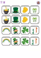 Vista previa - Manualidades / Dibujos para colorear - St patrick's day memory game @oposinglescammadrid - página 3