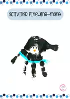 Vista previa - Manualidades / Dibujos para colorear - ACTIVIDAD MANO-PINGÜINO - Portada