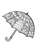 Vorschau - Arbeitsblätter - Mandalas Thema Regenschirm - Grundschule - Bastelvorlagen - Seite 3