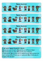 Aperçu - Apprentissages en autonomie - 🏴☠️Jeu de pirates "Ce qui manque" Atelier la mer Jeu de société - Page 1