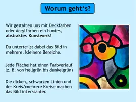 Vorschau - Stundenentwürfe - KUNST Schritt für Schritt: Abstraktes Kunstwerk (Deckfarben/Acryl) - Seite 2