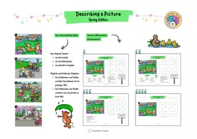 Vorschau - Arbeitsblätter - Describing a Picture - wachsendes Materialpaket - Seite 2
