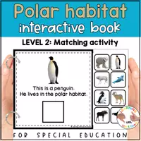 Voorbeeld - Arctic animals polar habitat matching for SPED real photos | Errorless activity - Pagina 2