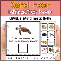 Voorbeeld - Coral reef habitat matching for SPED | Ocean animals Errorless activity - Pagina 2