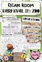 Vorschau - Arbeitsblätter - Escape Room: Karneval im Zoo (Fasching / Klasse 2) - Deckblatt