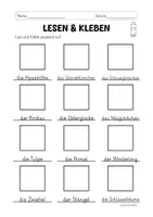 Vorschau - Arbeitsblätter - Materialpaket - Lesen & Kleben - Seite 2