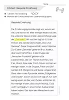 Vorschau - Arbeitsblätter - Gesunde Ernährung: Arbeitsblätter (Klasse 2) - Seite 2