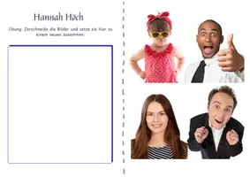 Vorschau - Arbeitsblätter - Kunstprojekt: Partygäste im Stil von Hannah Höch - Seite 2