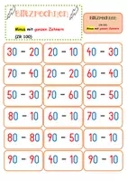 Vorschau - Fördermaterial/Inklusion - * Blitzrechnen * im ZR 100 + und - #homeschooling - Seite 2