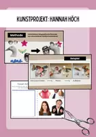 Vorschau - Arbeitsblätter - Kunstprojekt: Partygäste im Stil von Hannah Höch - Deckblatt