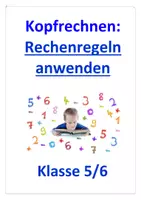 Vorschau - Arbeitsblätter - Materialpaket (Rechenregeln anwenden) - Seite 1