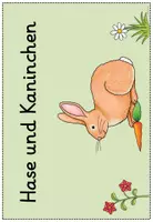Vorschau - Mal- und Bastelvorlagen - Materialpaket Hase und Kaninchen ab Klasse 2 - Seite 2