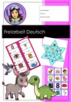 Vorschau - Spiele - Freiarbeit Lesen Deutsch - Ich bin fertig - DAZ - Deckblatt