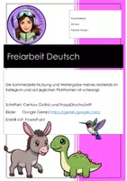 Vorschau - Spiele - Freiarbeit Lesen Deutsch - Ich bin fertig - DAZ - Seite 1