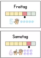 Vorschau - Bildkarten - Bildkarten - Wochentage für den Morgenkreis - Seite 3