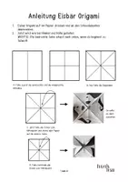Vorschau - Mal- und Bastelvorlagen - Himmel und Hölle neu erfunden: Eisbär Origami - Seite 1