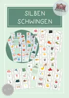Vorschau - Fördermaterial/Inklusion - Silben schwingen - Freiarbeitsmaterial - Deckblatt