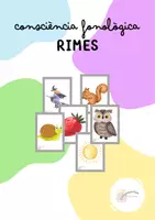 Vista previa - Tarjetas / Manipulativos - CONSCIÈNCIA FONOLÒGICA: RIMES - Portada