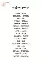 Vista previa - Tarjetas / Manipulativos - CONSCIÈNCIA FONOLÒGICA: RIMES - página 2