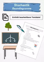 Vorschau - Arbeitsblätter - Stochastik - Baumdiagramme - Deckblatt