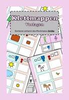 Vorschau - Mal- und Bastelvorlagen - 2 Klettmappen - Sortieren/Zuordnen - Merkmal "Größe" - Deckblatt