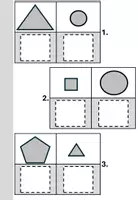 Vorschau - Mal- und Bastelvorlagen - 2 Klettmappen - Sortieren/Zuordnen - Merkmal "Größe" - Seite 2