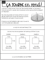 Aperçu - Fiches - Situation d'application - Ça tourne en rond - Page 2