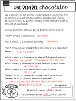 Aperçu - Feuilles d'exercices - Situation déconstruite - Rentrée chocolatée - Page 3