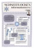 Vorschau - Text - KUNST: Schneekristalle, Schneeflocken Infotext - Deckblatt