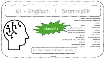 Vorschau - Arbeitsblätter - KI - KIquest - Englisch Grammatik mit KI generieren und üben - Seite 1