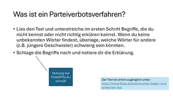 Vorschau - Stundenentwürfe - Sachtextanalyse AfD Parteiverbot 8-9 - Seite 3