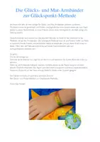 Vorschau - Mal- und Bastelvorlagen - Glücks und Mutmach-Armbänder zur Glückspunkt-Methode – Glück, Achtsamkeit, persönliche Stärke - Seite 1