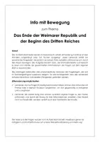 Vorschau - Stundenentwürfe - Zwischenkriegszeit (großes Materialpaket) - Seite 1