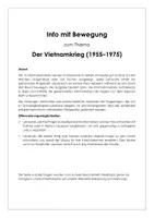 Vorschau - Unterrichtsreihen - Information und Bewegung "Der Vietnamkrieg (1955–1975)" - Deckblatt