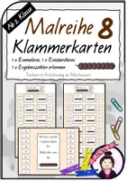 Vorschau - Arbeitsblätter - MATERIALPAKET Malreihe 8 | Arbeitsblätter & Spiele - Seite 1
