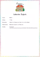 Vorschau - Arbeitsblätter - Lobkarten Englisch - Seite 1